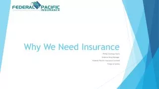 Why We Need Insurance