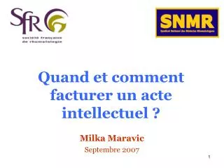 quand et comment facturer un acte intellectuel