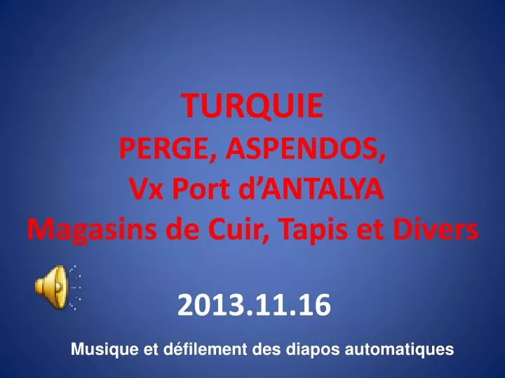 turquie perge aspendos vx port d antalya magasins de cuir tapis et divers