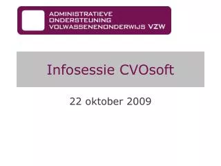 infosessie cvosoft