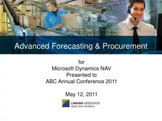 Advanced Forecasting &amp; Procurement