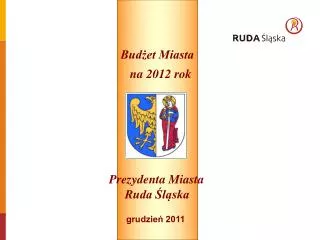 bud et miasta na 2012 rok