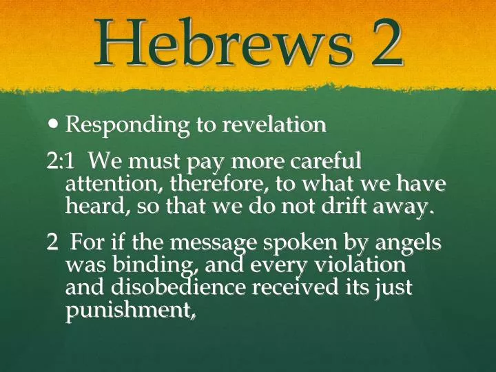 hebrews 2