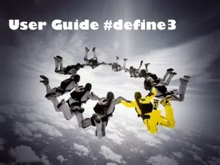 User Guide #define3