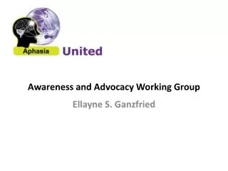 Awareness and Advocacy Working Group