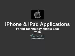iPhone &amp; iPad Applications