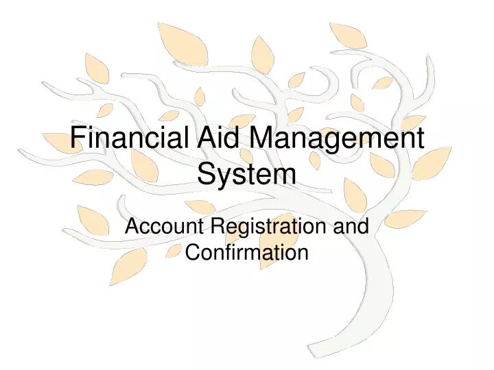 financial aid management system