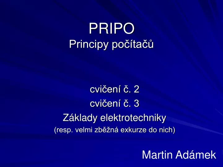 pripo principy po ta