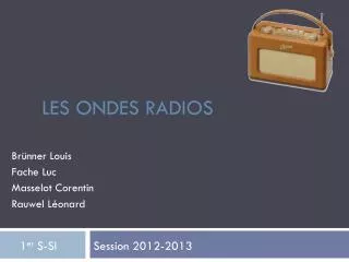 les ondes radios