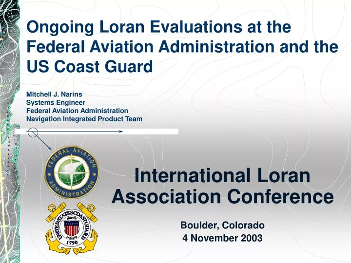 international loran association conference boulder colorado 4 november 2003