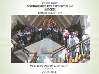 Marco Island Marriott Beach Resort, Florida July 15, 2014