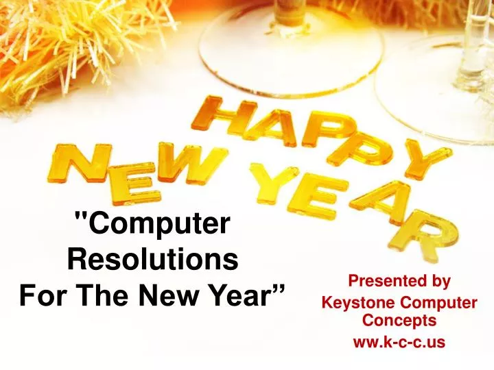computer resolutions for the new year