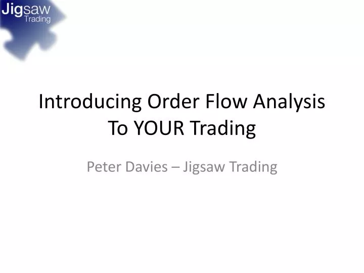 introducing order flow analysis to your trading