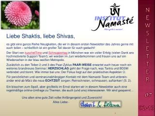 liebe shaktis liebe shivas