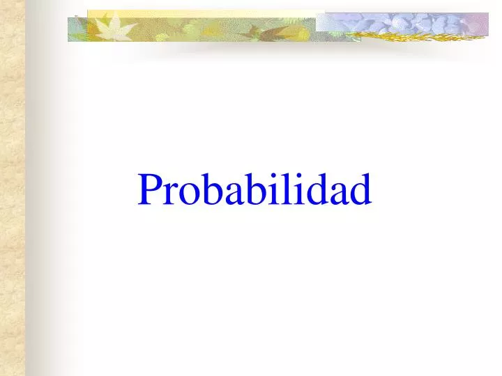 probabilidad