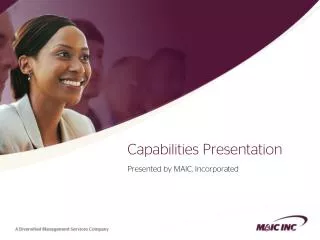 Capabilities Presentation