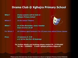 Drama Club @ Xg?ajra Primary School