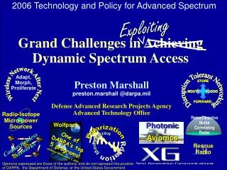 Grand Challenges in Achieving Dynamic Spectrum Access