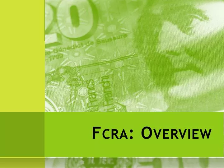 fcra overview