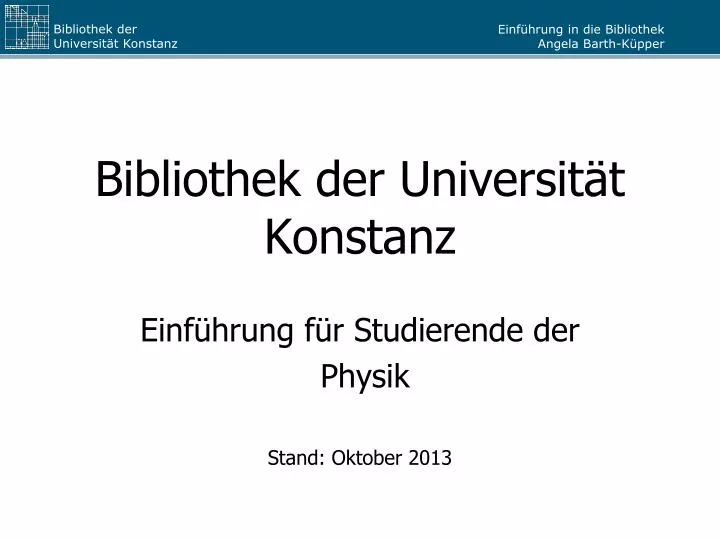 bibliothek der universit t konstanz