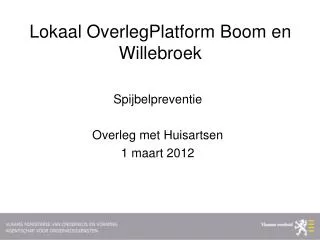 lokaal overlegplatform boom en willebroek