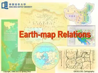 Earth-map Relations