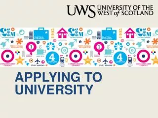 APPLYING TO UNIVERSITY