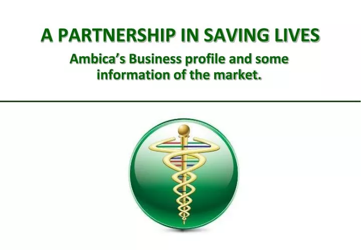 a partnership in saving lives