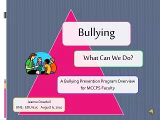 What is bullying? Why do we need to address it?