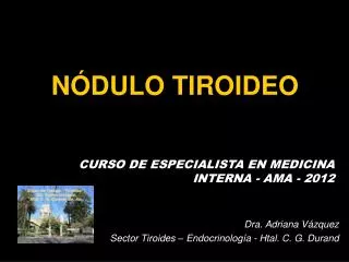 n dulo tiroideo