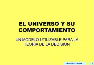 el universo y su comportamiento