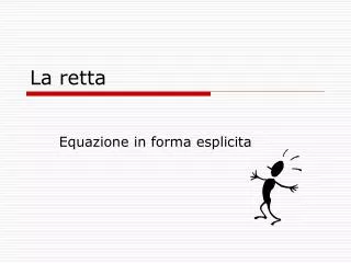 la retta