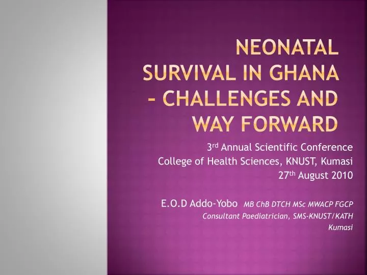 neonatal survival in ghana challenges and way forward