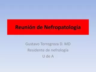 reuni n de nefropatolog a