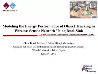 Modeling the Energy Performance of Object Tracking in Wireless Sensor Network Using Dual-Sink