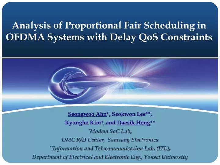 analysis of proportional fair scheduling in ofdma systems with delay qos constraints