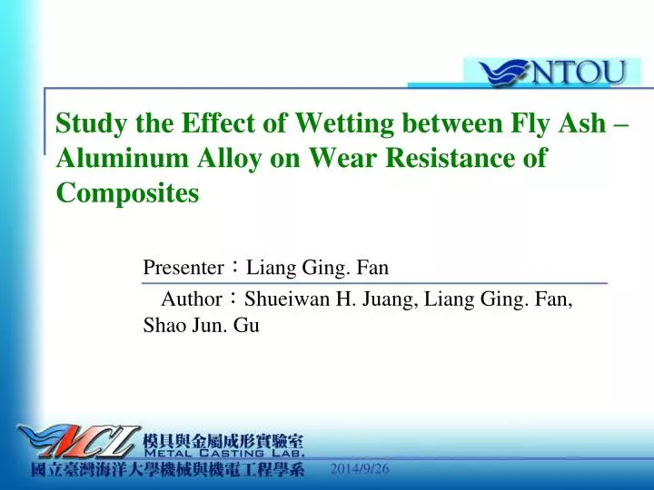 study the effect of wetting between fly ash aluminum alloy on wear resistance of composites