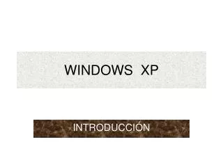 windows xp