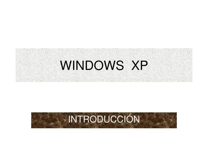 windows xp