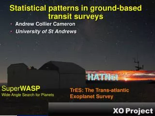 Statistical patterns in ground-based transit surveys