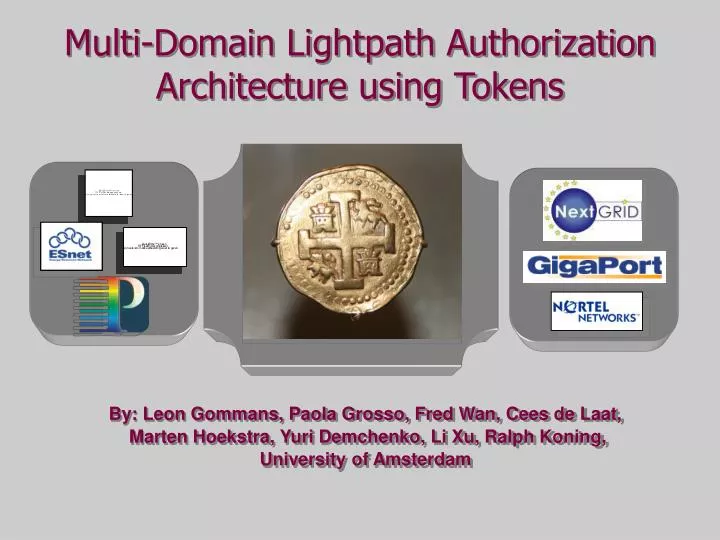 multi domain lightpath authorization architecture using tokens