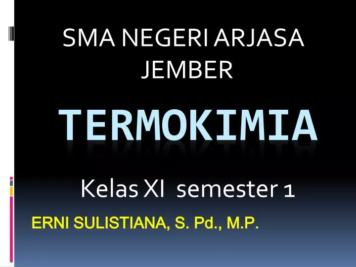 kelas xi semester 1