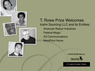 T. Rowe Price Welcomes Icahn Sourcing LLC and its Entities: 	American Railcar Industries
