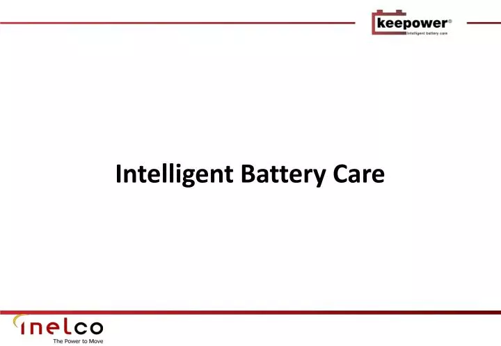 intelligent battery care