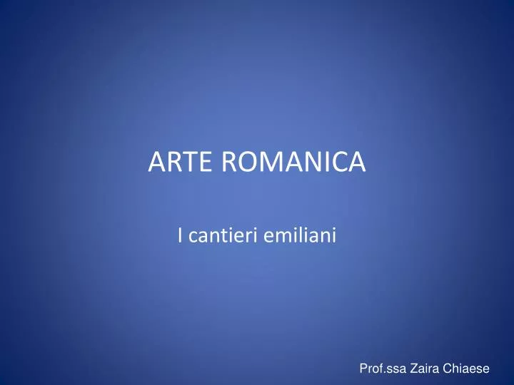 arte romanica