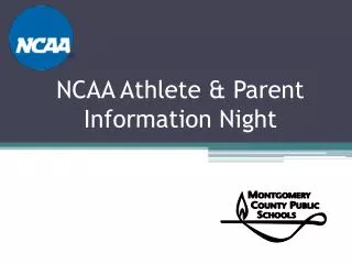 NCAA Athlete &amp; Parent Information Night