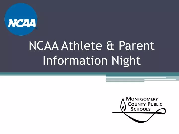 ncaa athlete parent information night