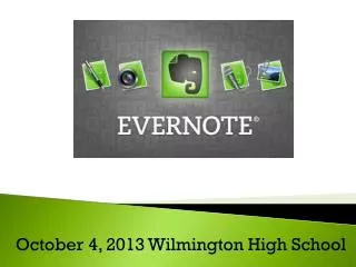 October 4, 2013 Wilmington High School
