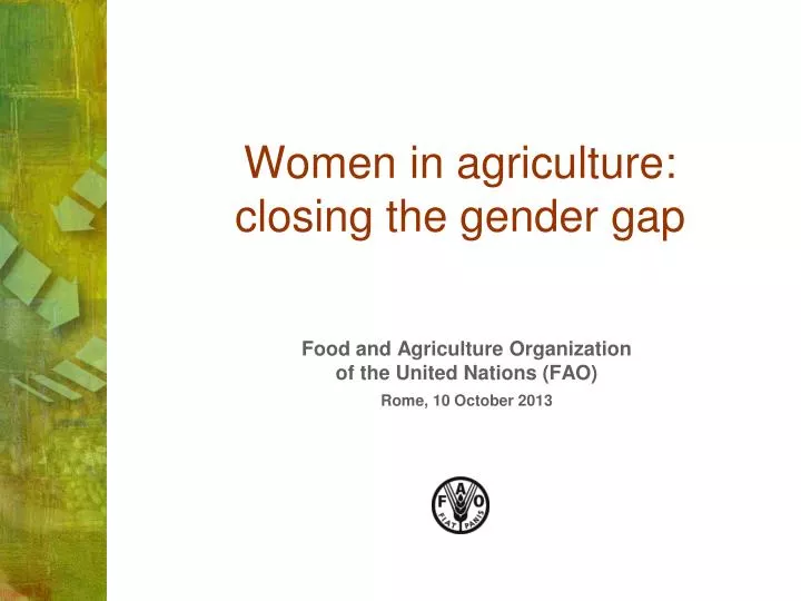 women in agriculture closing the gender gap