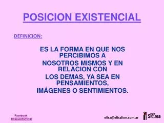 posicion existencial